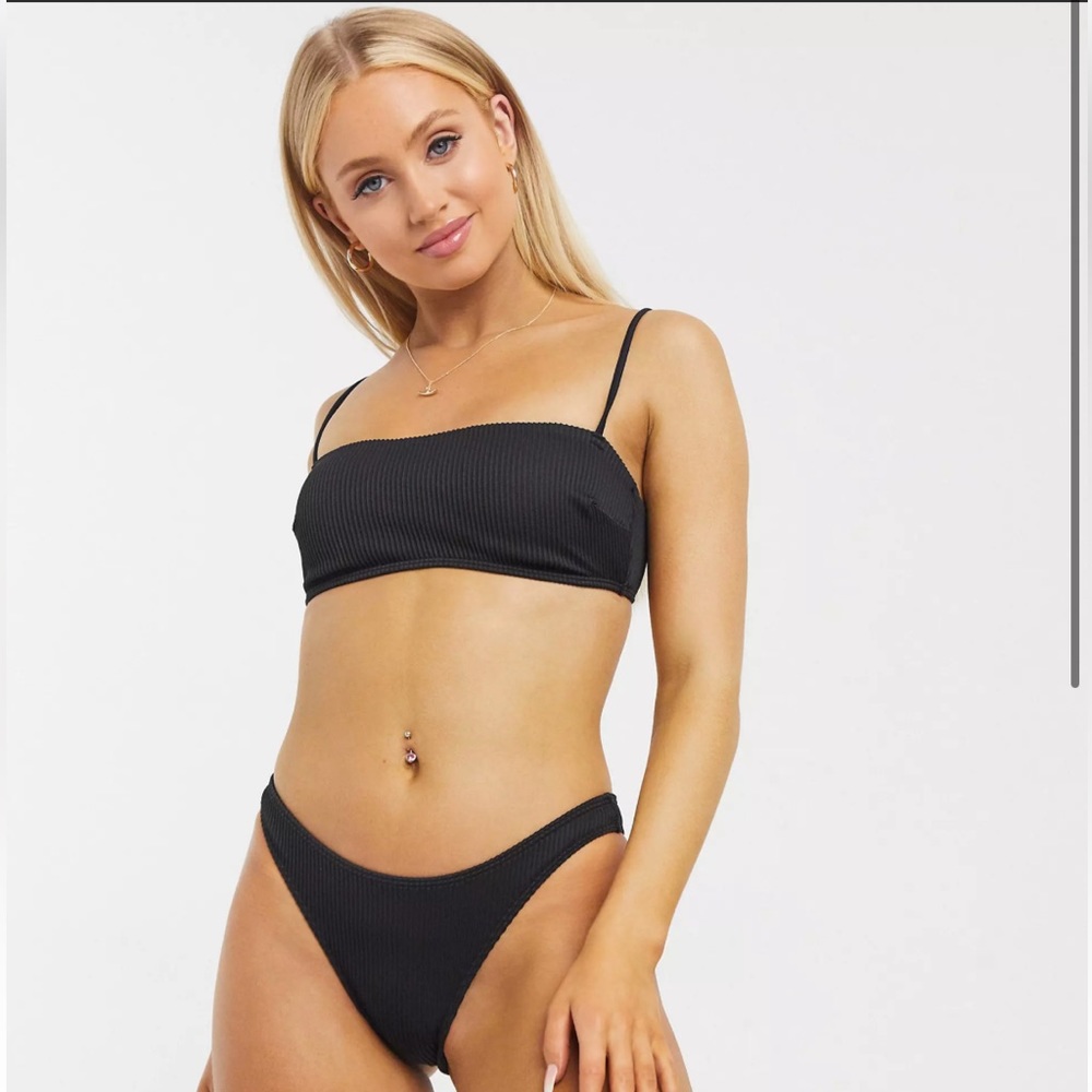 Hollister Ribbed Bikini Top